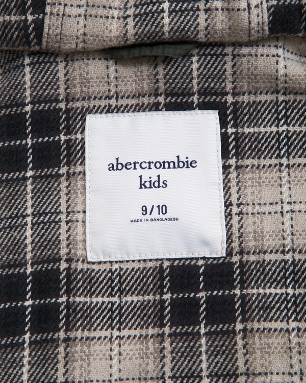 flannel-lined parka, Olive view 2