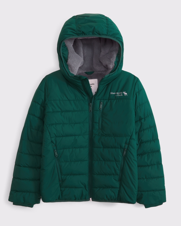 cozy performance puffer, Emerald view 1