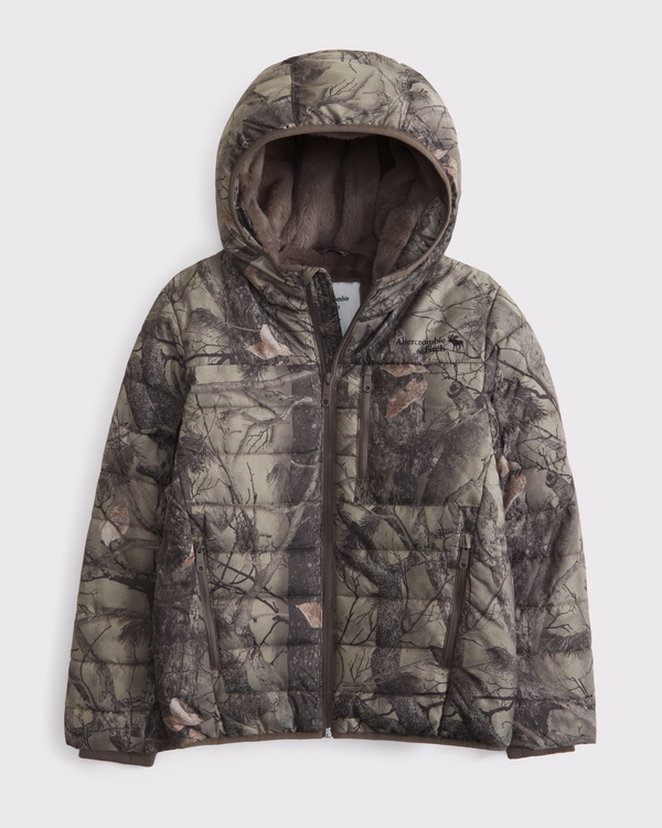 cozy performance puffer, Camo view 1