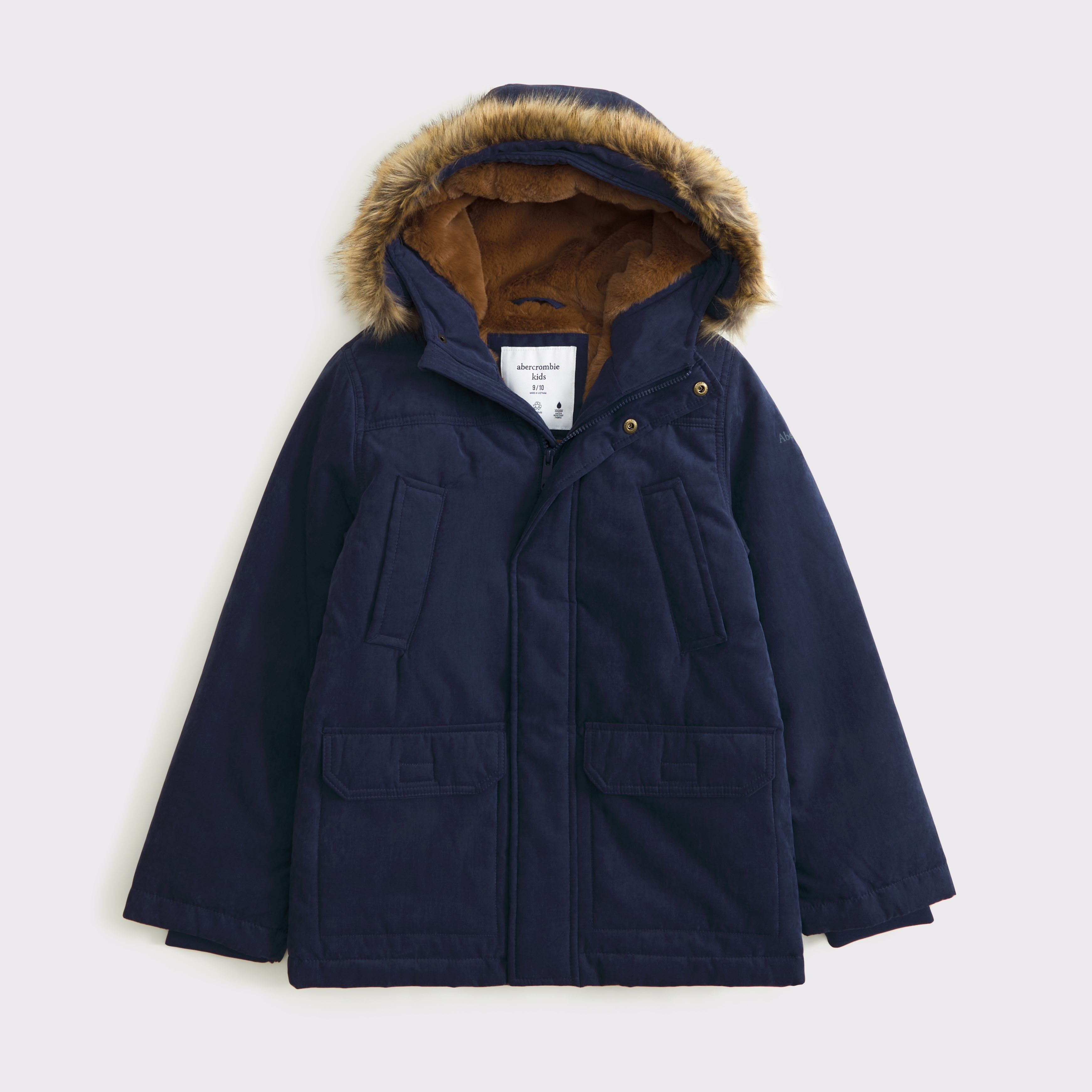 Abercrombie & Fitch Kids' A&f Ultra Parka In Blue