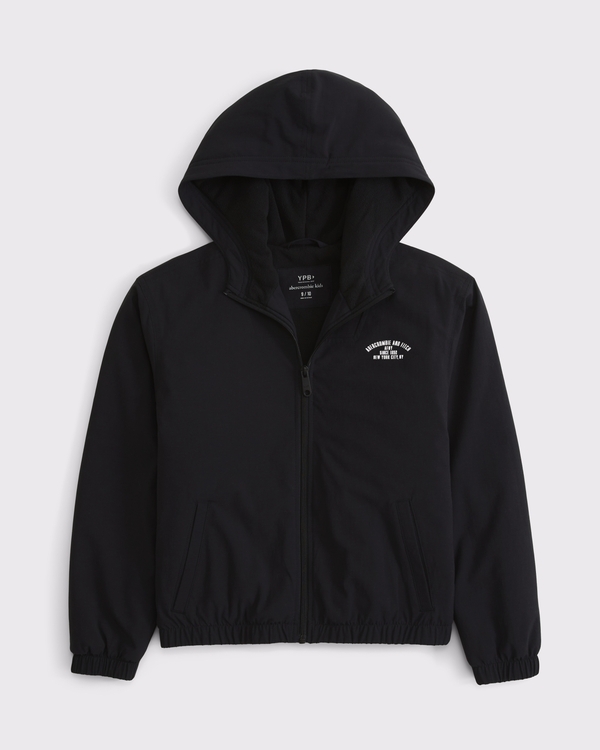 ypb anorak jacket, Black view 1