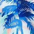 blue palm trees