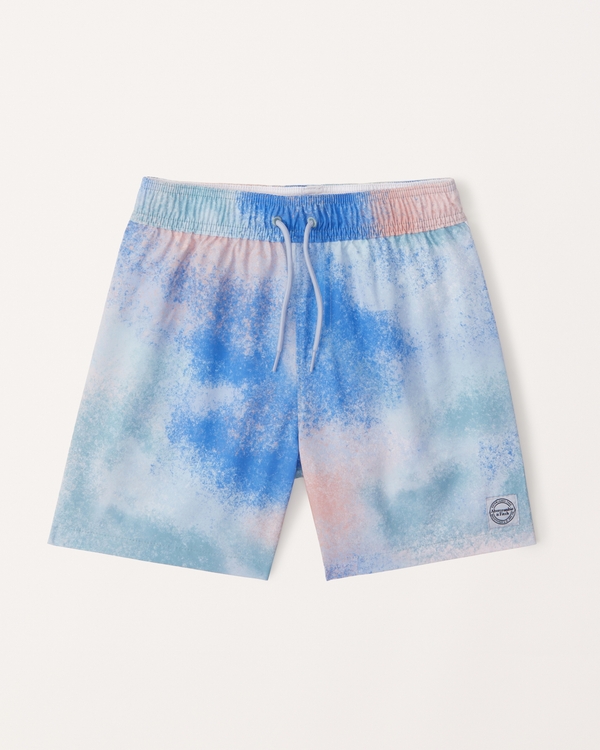 swim trunks, Blue Dye Effect