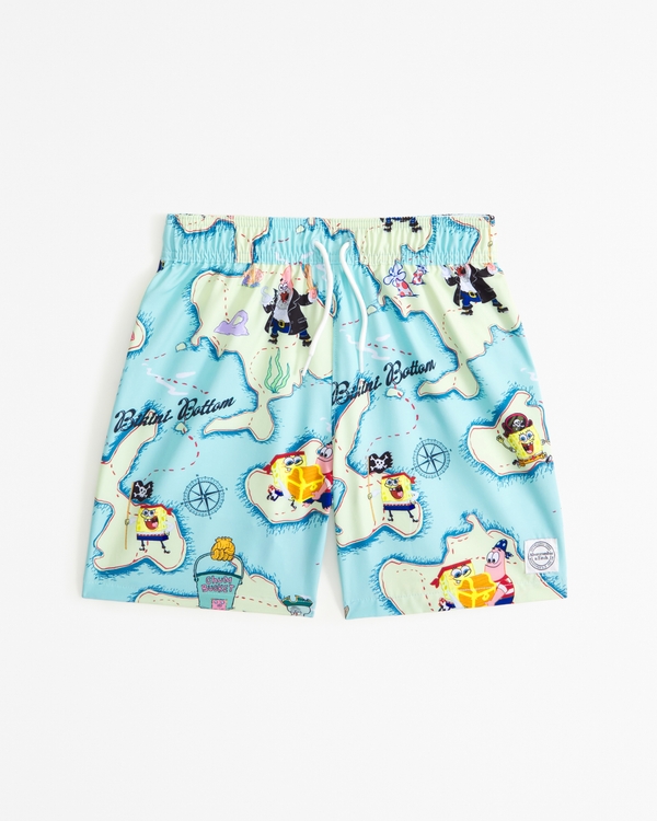 swim trunks, Spongebob Pattern
