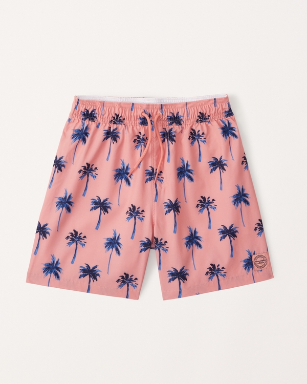 swim trunks, Coral Pattern