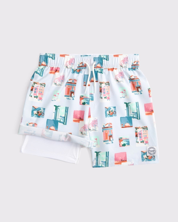 swim trunks, Blue view 2
