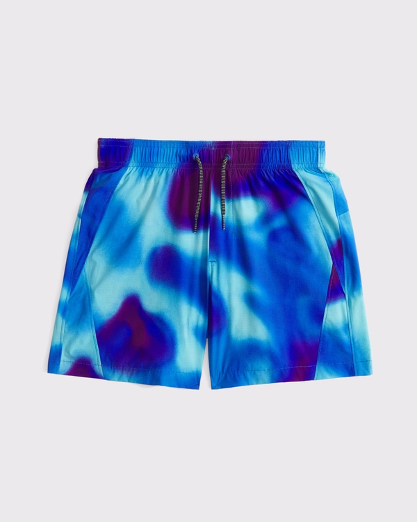 ypb swim trunks, Blue Pattern view 1