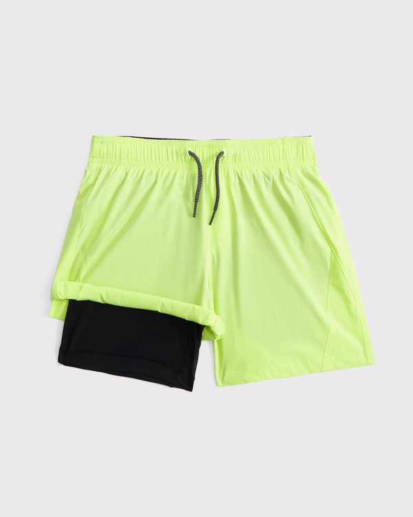 ypb swim trunks, Lime view 2