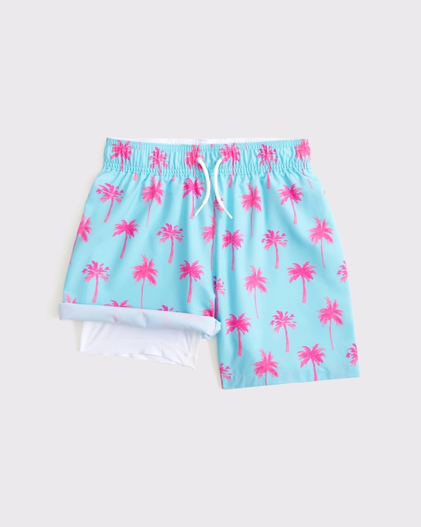 swim trunks, Turquoise Palm Tree view 2