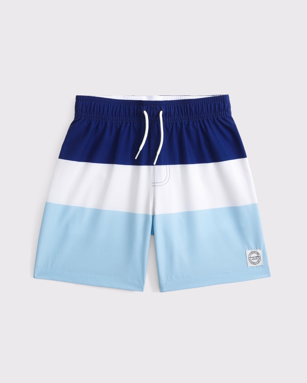 swim trunks, Blue Stripe view 1
