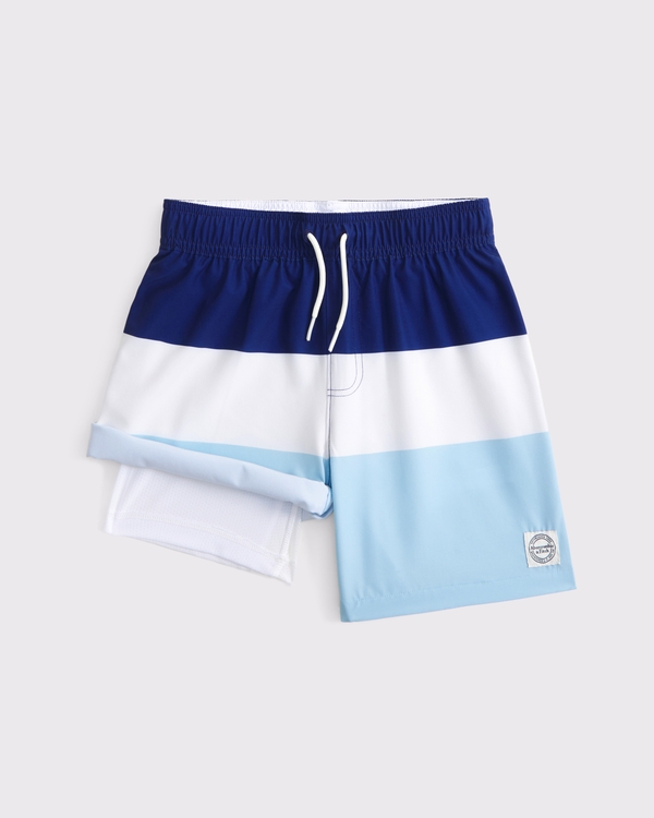 swim trunks, Blue Stripe view 2