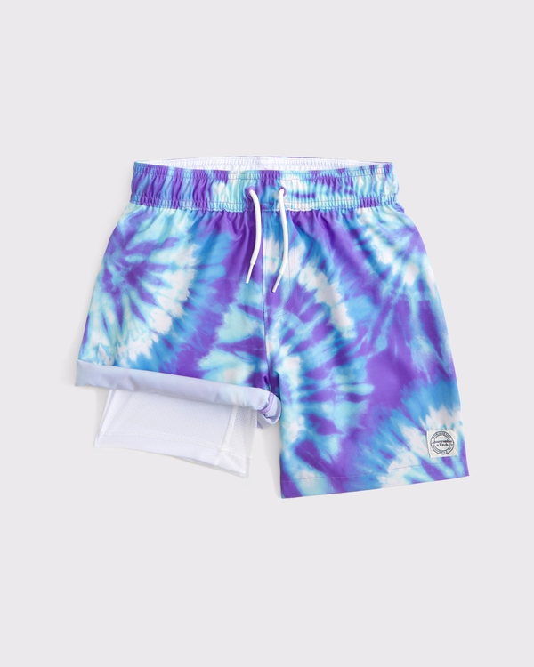 swim trunks, Purple Tie Dye view 2