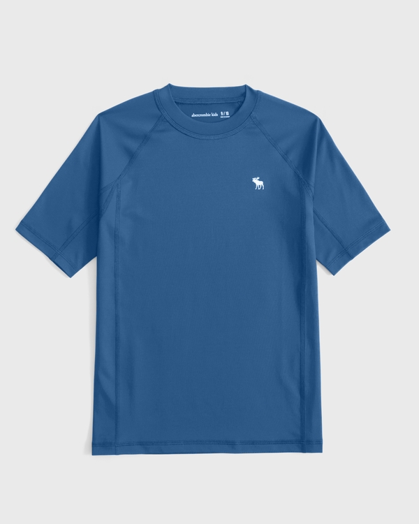 icon rashguard, Blue view 1