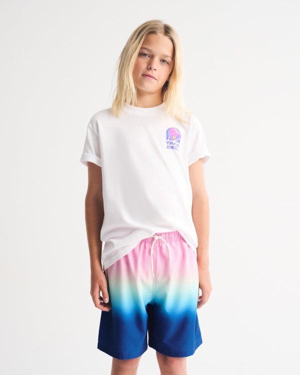 swim trunks, Pink Pattern view 1