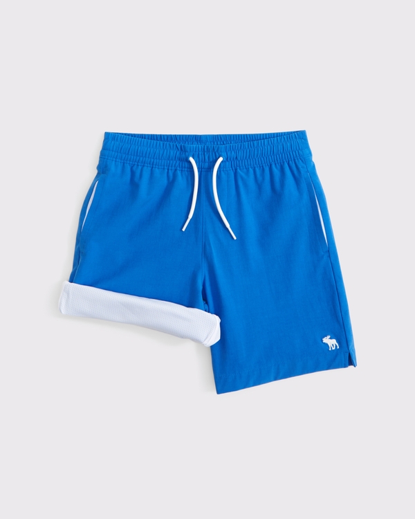 Badeshorts, Blau view 2