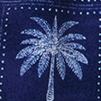 navy print