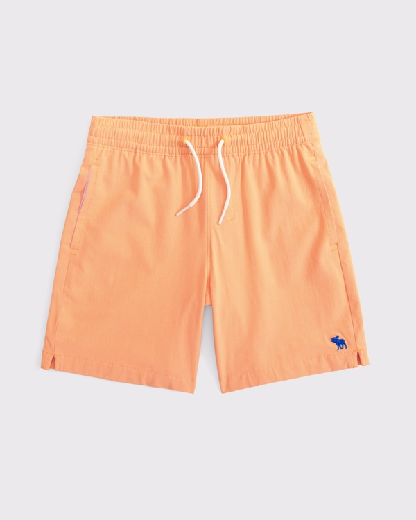 a&f hybrid swim trunks, Cantaloupe view 2