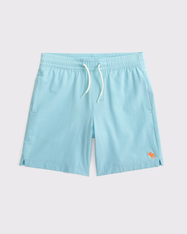 a&f hybrid swim trunks, Aqua view 1