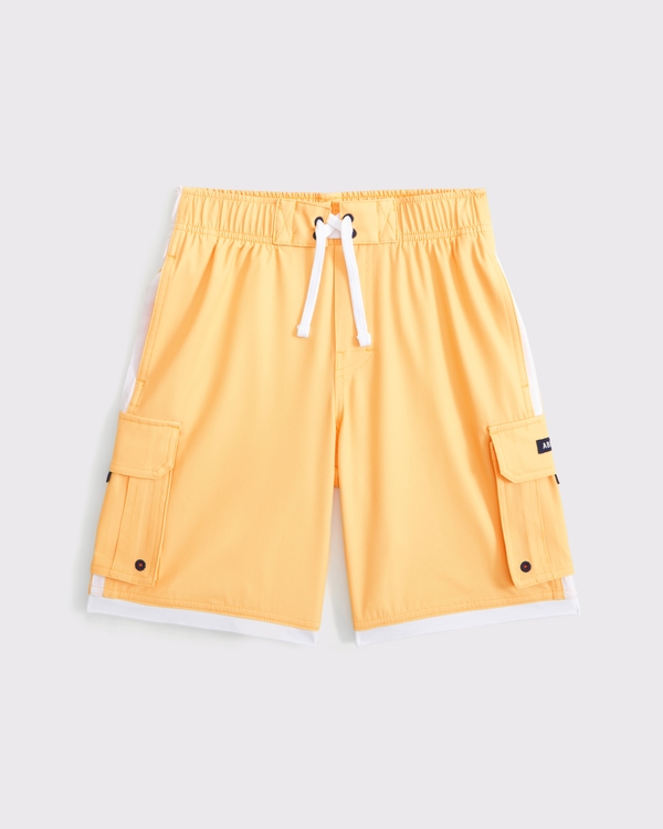 swim boardshorts, Yellow view 2