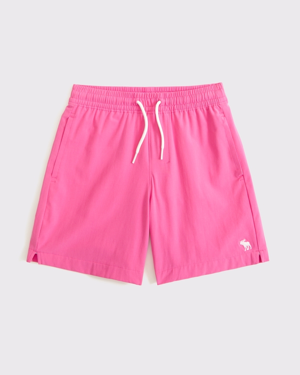 a&f hybrid swim trunks, Pink view 1