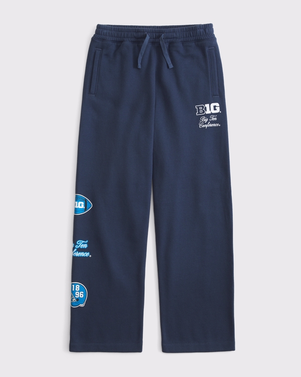 Abercrombie & Fitch big 10 baggy open-hem sweatpant