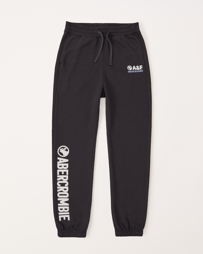 boys graphic logo joggers boys clearance Abercrombie