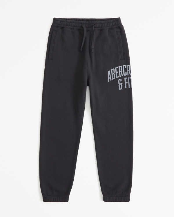 logo easy-fit sweatpants, Dark Grey