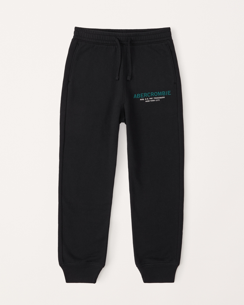 embroidered logo joggers