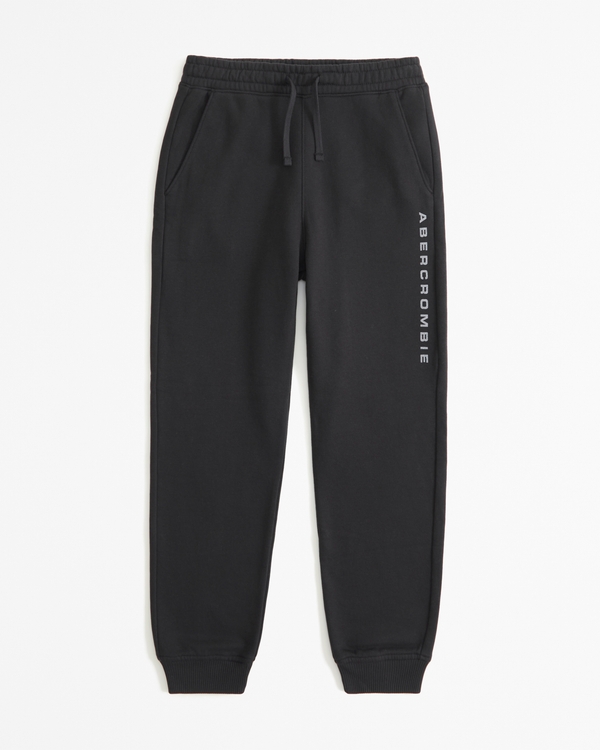 logo loose sweatpants, Dark Gray