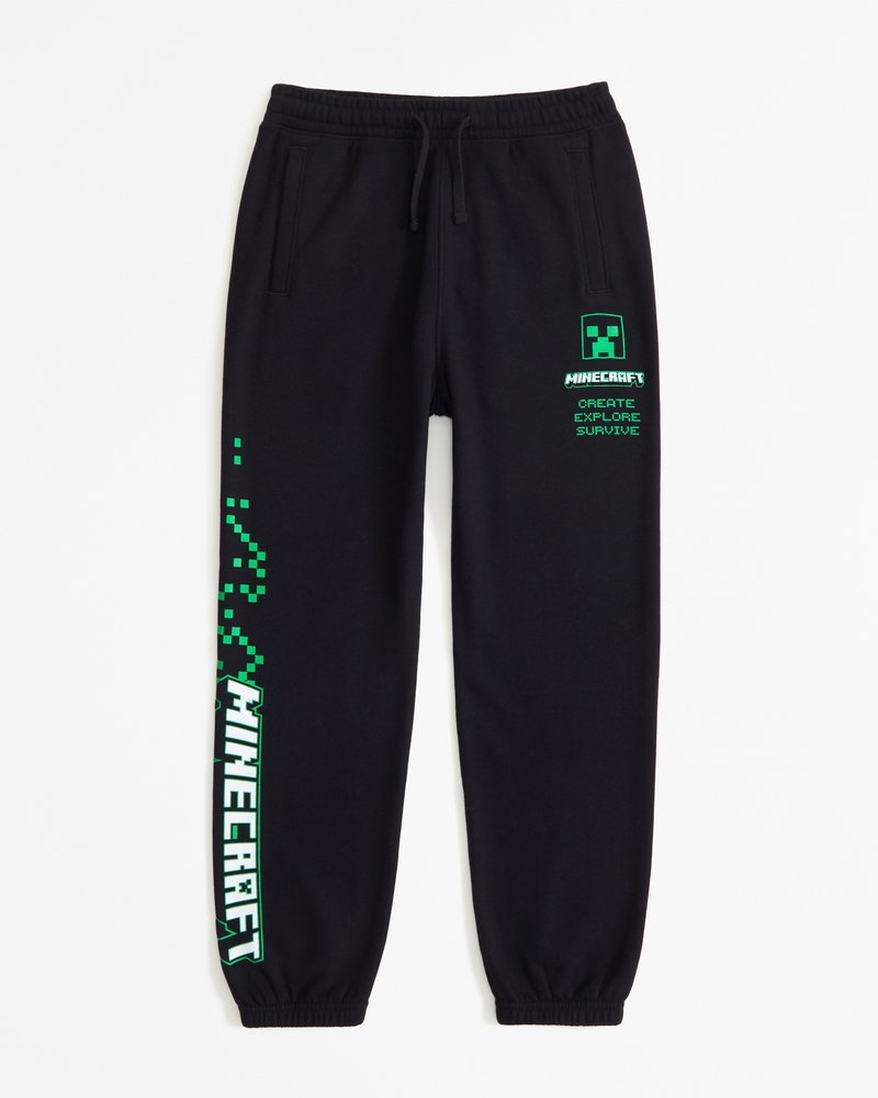 boys minecraft graphic loose sweatpants boys clearance Abercrombie