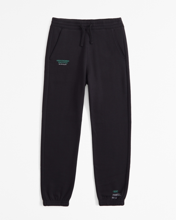 multi logo joggers, Dark Gray