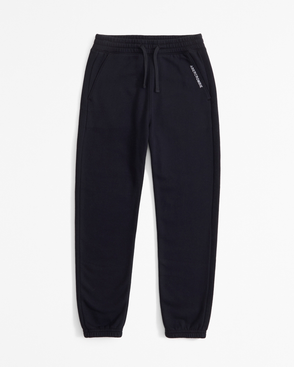 logo joggers, Black