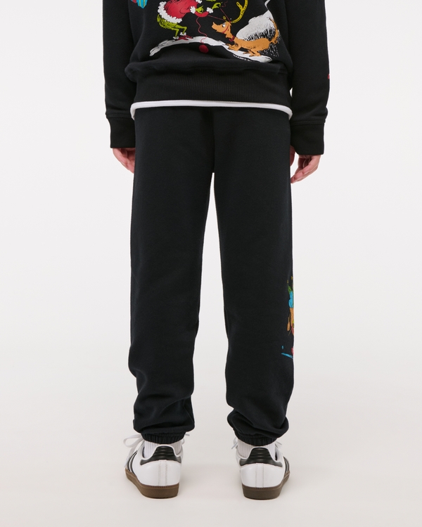 the grinch graphic loose sweatpants