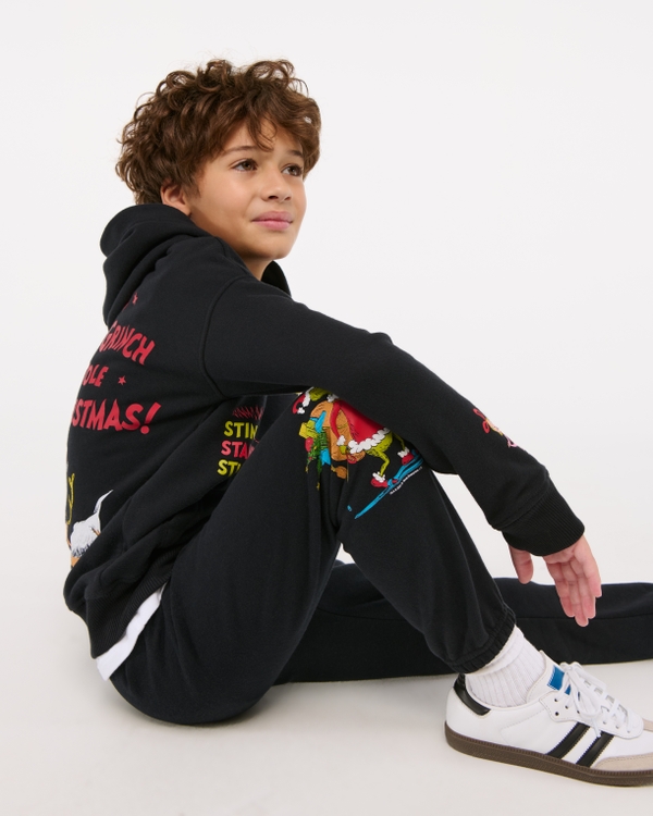 the grinch graphic loose sweatpants