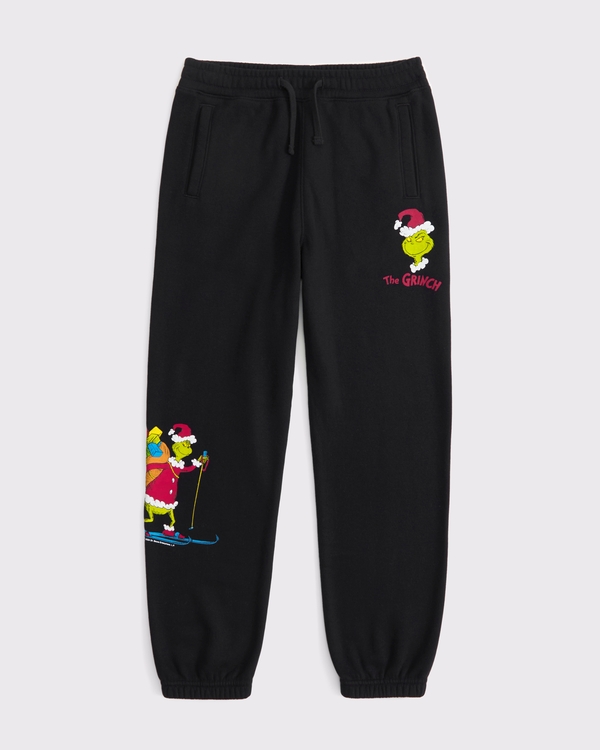 the grinch graphic loose sweatpants