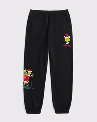Pantalones de chándal holgados con gráfico de El Grinch