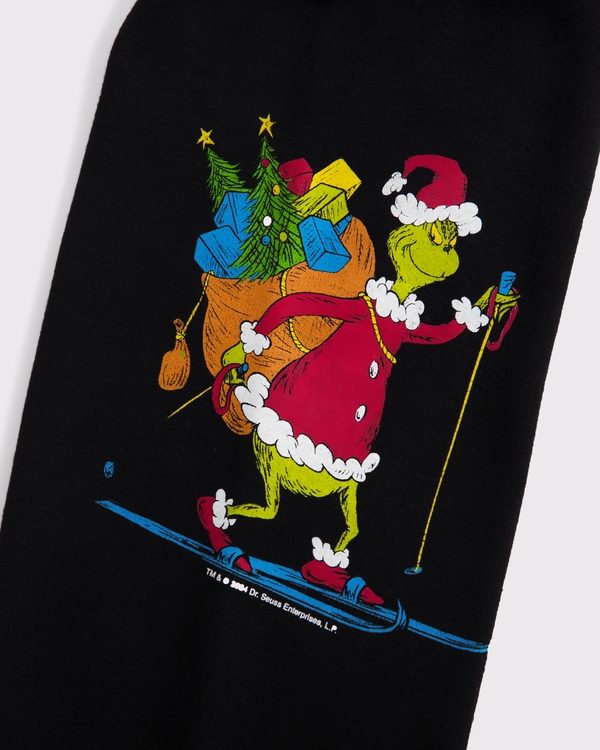 the grinch graphic loose sweatpants