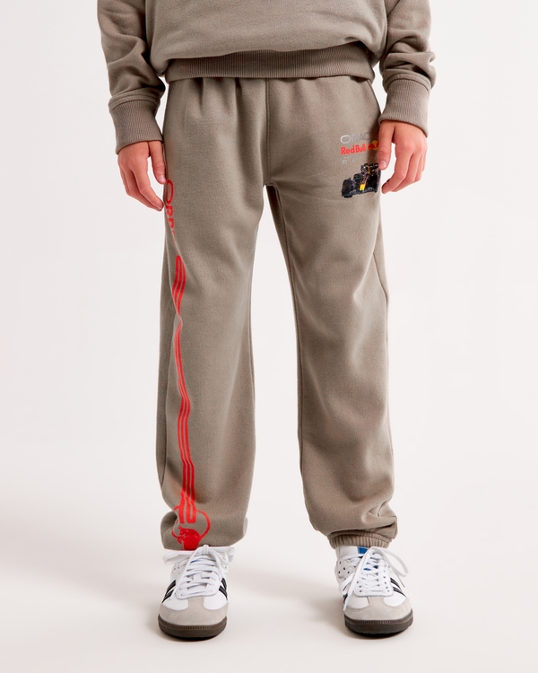 oracle red bull racing graphic sweatpants, Dusty Beige view 1