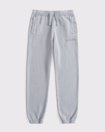 boys washed logo loose sweatpants | boys clearance