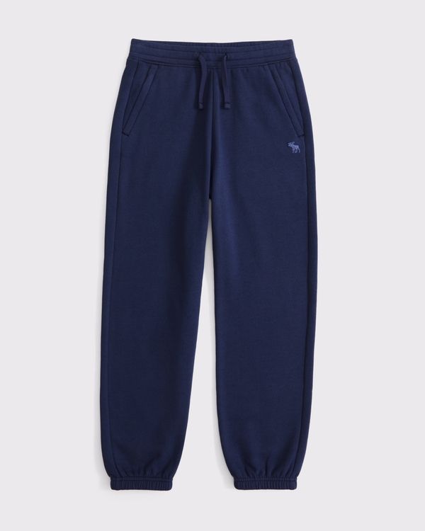 essential icon zip pocket sweatpant, Navy view 1