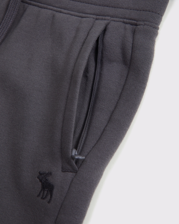 essential icon zip pocket sweatpant, Dark Gray view 2