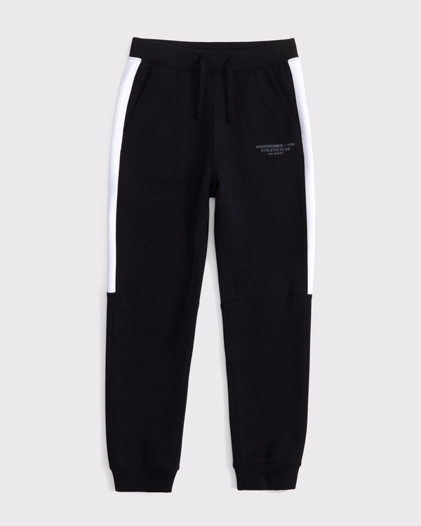 ypb neoknit logo joggers, Black view 2