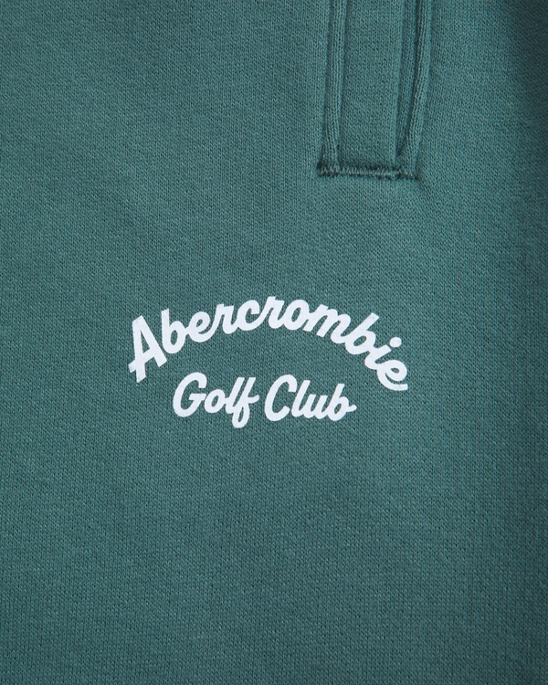 abercrombie golf club loose cinched sweatpants, Deep Sage view 2