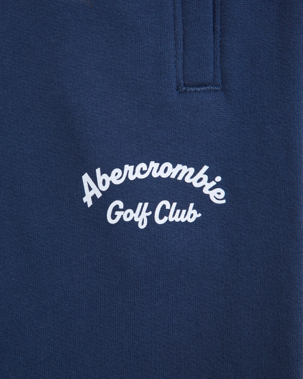 abercrombie golf club loose cinched sweatpants, Navy view 2