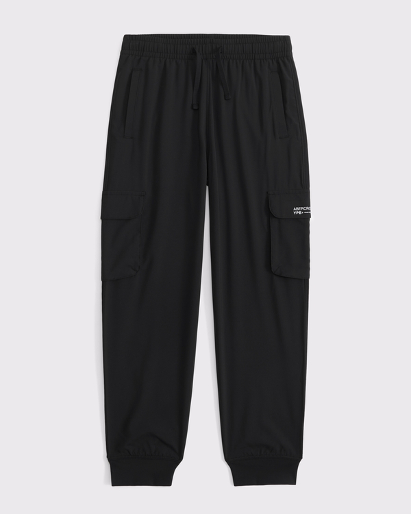 ypb motiongrid cargo joggers, Black view 1