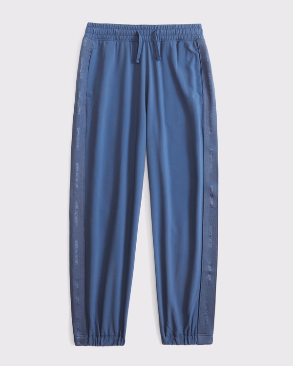 ypb logo tape sweatpants, Hazy Blue view 1