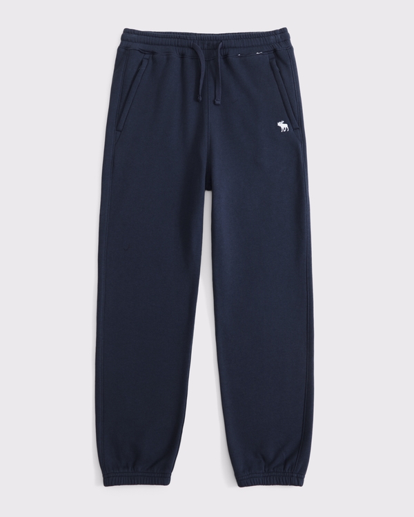 essential icon zip pocket sweatpants, Deep Blue view 1