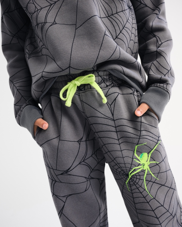spooky glow-in-the-dark sweatpants