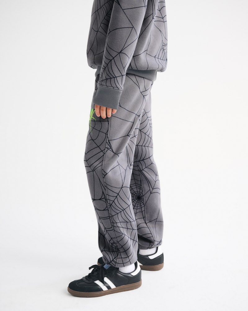 spooky glow-in-the-dark sweatpants