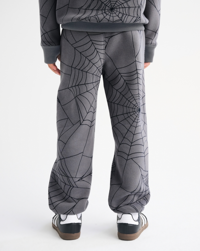 spooky glow-in-the-dark sweatpants